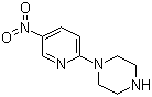 结构式 CAS# 82205-58-1, 1-(5-硝基吡啶-2-基)哌嗪