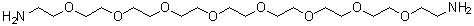 3,6,9,12,15,18,21,24-Octaoxahexacosane-1,26-diamine molecular structure (CAS 82209-36-7)
