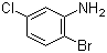 结构式 CAS# 823-57-4, 2-溴-5-氯苯胺