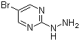 5-溴-2-肼基嘧啶分子结构 (CAS 823-89-2)