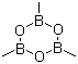 结构式 CAS# 823-96-1, 三甲基环三硼氧烷
