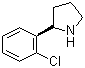 结构式 CAS# 823188-58-5, (R)-2-(2-氯苯基)吡咯烷