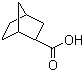 结构式 CAS# 824-62-4, 2-降莰烷羧酸; 降冰片烷-2-羧酸