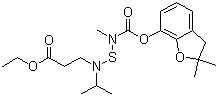 structure of CAS# 82560-54-1, Aminofuracarb;2-Methyl-4-(1-methylethyl)-7-oxo-8-oxa-3-thia-2,4-diazadecanoic acid 2,3-dihydro-2,2-dimethyl-7-benzofuranyl ester; Aminosulfulan; Benfuracarb; Nakar; OK 174; Oncol; Oncol 5G