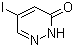 structure of CAS# 825633-94-1, 5-Iodopyridazin-3(2H)-one;5-Iodo-2,3-dihydropyridazin-3-one
