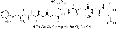 5-L-beta-aspartic acid-delta sleep-inducing peptide (rabbit) molecular structure (CAS 82602-88-8)