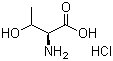 结构式 CAS# 82650-07-5, L-苏氨酸盐酸盐