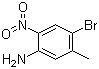 structure of CAS# 827-32-7, 4-Bromo-5-methyl-2-nitroaniline