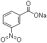 structure of CAS# 827-95-2, Sodium 3-nitrobenzoate;3-Nitrobenzoic acid sodium salt