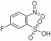 3-Fluoro-6-nitrobenzenesulfonic acid molecular structure (CAS 82711-99-7)