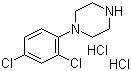 structure of CAS# 827614-48-2, 1-(2,4-Dichlorophenyl)piperazine dihydrochloride