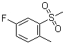 结构式 CAS# 828270-66-2, 4-氟-1-甲基-2-(甲基磺酰基)苯