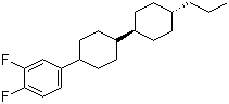trans,trans-4-(3,4-Difluorophenyl)-4''-propylbicyclohexyl molecular structure (CAS 82832-57-3)