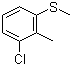 2-Methyl-3-chlorothioanisole molecular structure (CAS 82961-52-2)