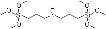 Bis(trimethoxysilylpropyl)amine molecular structure (CAS 82985-35-1)