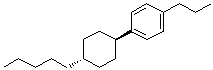 反式-1-(对丙基苯基)-4-戊基环己烷分子结构 (CAS 82991-48-8)