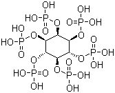 结构式 CAS# 83-86-3, 植酸; myo-肌醇六磷酸酯