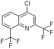 4-Chloro-2,8-bis(trifluoromethyl)quinoline molecular structure (CAS 83012-13-9)