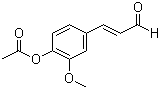 (E)-4-Acetoxy-3-methoxycinnamaldehyde molecular structure (CAS 83071-67-4)