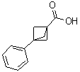 structure of CAS# 83249-04-1, 3-Phenylbicyclo[1.1.1]pentane-1-carboxylic acid