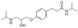 structure of CAS# 83356-59-6, Esmolol isopropyl amine;3-[4-[2-hydroxy-3-(propan-2-ylamino)propoxy]phenyl]-N-propan-2-ylpropanamide