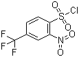 结构式 CAS# 837-95-6, 2-硝基-4-(三氟甲基)苯磺酰氯