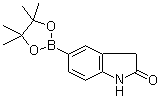 structure of CAS# 837392-64-0, 2-Oxoindoline-5-boronic acid pinacol ester;5-(4,4,5,5-Tetramethyl-1,3,2-dioxaborolan-2-yl)indolin-2-one