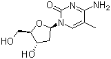5-Methyl-2'-deoxycytidine molecular structure (CAS 838-07-3)