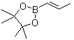 结构式 CAS# 83947-58-4, 反式-1-丙烯基硼酸频哪醇酯