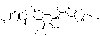 结构式 CAS# 84-36-6, 昔洛舍平