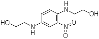 structure of CAS# 84041-77-0, Bis-1,4-(2-hydroxyethylamino)-2-nitrobenzene;N,N'-Bis(2-hydroxyethyl)-2-nitro-p-phenylenediamine; 2,2'-[(2-Nitro-1,4-phenylene)diimino]bis-ethanol; HC Violet BS