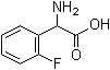 结构式 CAS# 84145-28-8, 2-氟-DL-苯基甘氨酸