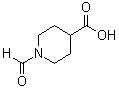 结构式 CAS# 84163-42-8, 1-甲酰基-4-哌啶羧酸