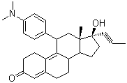 结构式 CAS# 84371-65-3, 米非司酮