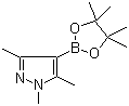 structure of CAS# 844891-04-9, 1,3,5-Trimethyl-1H-pyrazole-4-boronic acid pinacol ester;1,3,5-Trimethyl-4-(4,4,5,5-tetramethyl-1,3,2-dioxaborolan-2-yl)-1H-pyrazole