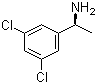 [(1S)-1-(3,5-二氯苯基)乙基]胺分子结构 (CAS 84499-75-2)