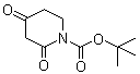 structure of CAS# 845267-78-9, tert-Butyl 2,4-dioxopiperidine-1-carboxylate;1,1-Dimethylethyl 2,4-dioxopiperidine-1-carboxylate