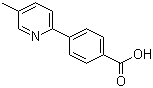 结构式 CAS# 845826-92-8, 4-(5-甲基吡啶-2-基)苯甲酸