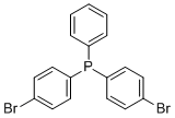 结构式 CAS# 84591-80-0, 双(4-溴苯基)苯基膦