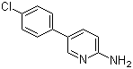 [5-(4-Chlorophenyl)pyridin-2-yl]amine molecular structure (CAS 84596-08-7)