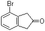4-Bromo-1,3-dihydro-2H-inden-2-one molecular structure (CAS 846032-36-8)