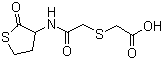 structure of CAS# 84611-23-4, Erdosteine;[[2-Oxo-2-[(tetrahydro-2-oxo-3-thienyl)amino]ethyl]thio]acetic acid