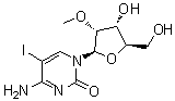 structure of CAS# 847650-69-5, 5-Iodo-2'-O-methylcytidine
