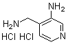3-Amino-4-pyridinemethanamine hydrochloride molecular structure (CAS 847666-49-3)