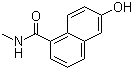 6-Hydroxy-N-methyl-1-naphthamide molecular structure (CAS 847802-91-9)