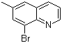 结构式 CAS# 84839-95-2, 8-溴-6-甲基喹啉