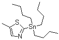 5-Methyl-2-(tributylstannyl)thiazole molecular structure (CAS 848613-91-2)