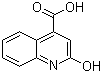 结构式 CAS# 84906-81-0, 2-羟基喹啉-4-羧酸