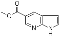 结构式 CAS# 849067-96-5, 1H-吡咯并[2,3-b]吡啶-5-羧酸甲酯