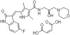 SU14813 maleate molecular structure (CAS 849643-15-8)